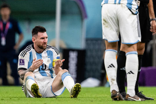 Lionel Messi of Argentina