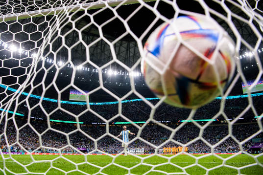 Lionel Messi of Argentina celebrates