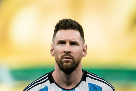 Lionel Messi of Argentina