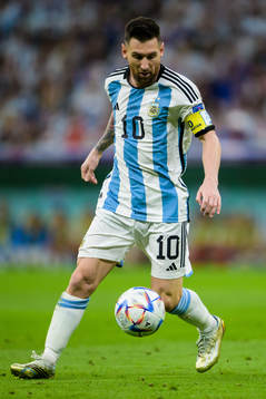 Lionel Messi of Argentina