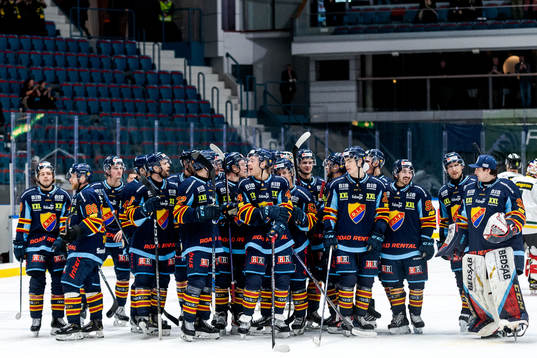 Djurgårdens spelare jublar
