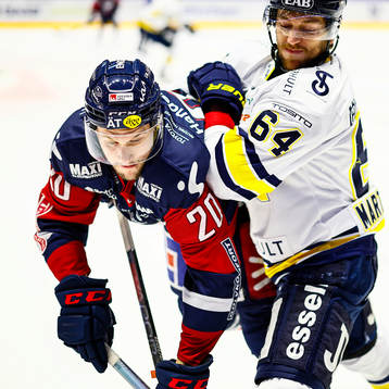Linköpings Jasse Ikonen och HV71s Eric Martinsson