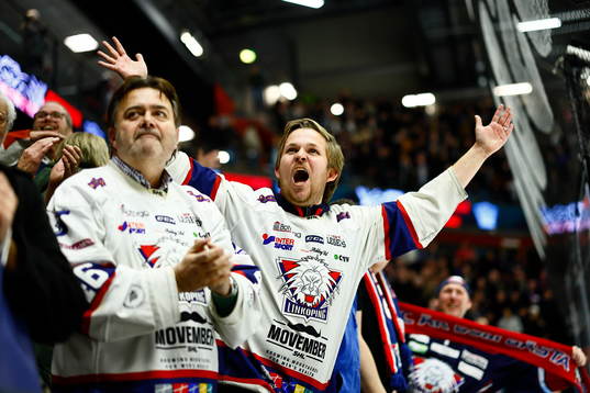 Linköpings supporters jublar
