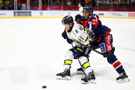 HV71s Mattias Tedenby och Linköpings Markus Ljungh