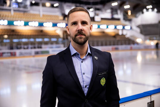 Björklövens tränare Viktor Stråhle