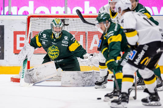 Björklövens målvakt Melker Thelin