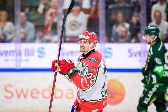 Frölundas Patrik Carlsson jublar