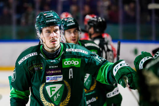 Färjestads Joakim Nygård jublar