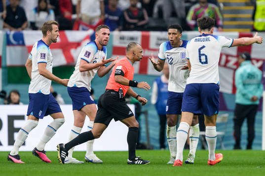 Harry Kane, Jordan Henderson, Jude Bellinghamand Harry