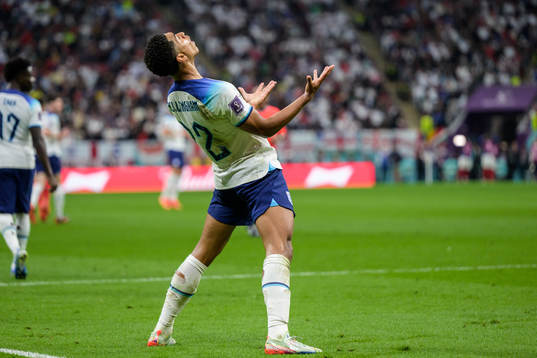 Jude Bellingham of England looks dejected
