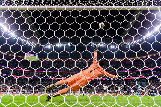 during the FIFA World Cup 2022 quarterfinal between England
