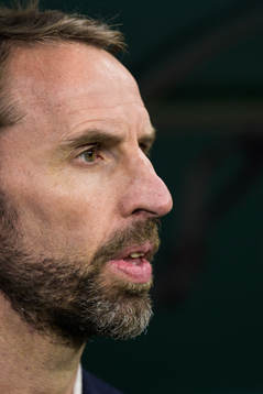Head coach Gareth Southgate of England