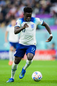 Bukayo Saka of England