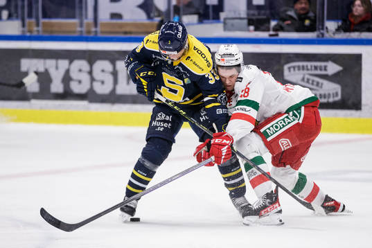 Södertäljes Filiph Engsund och Moras Jonathan Myrenberg