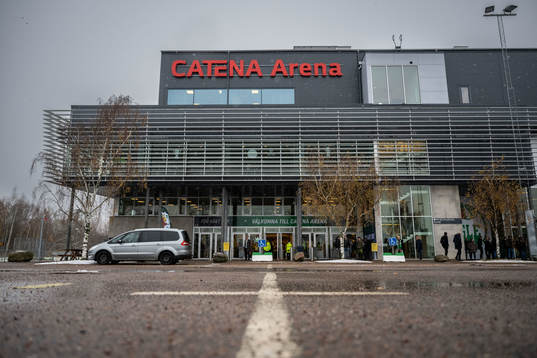 Exteriör av Catena Arena