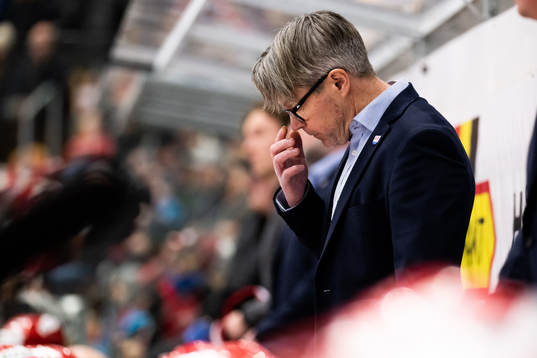 Timrås tränare Anders Karlsson deppar