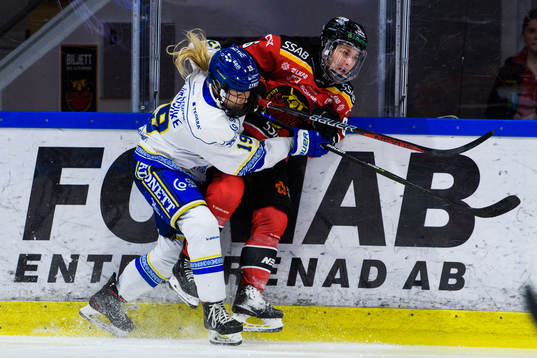 Leksands Anna Elizabeth Purschke och Luleås Jenni Hiirkoski