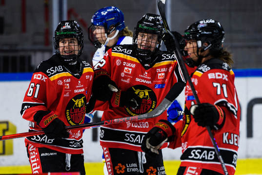 Luleås Lisa Johansson, Viivi Vainikka och Anna Kjellbin