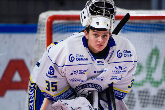 Leksands målvakt Emma Polusny