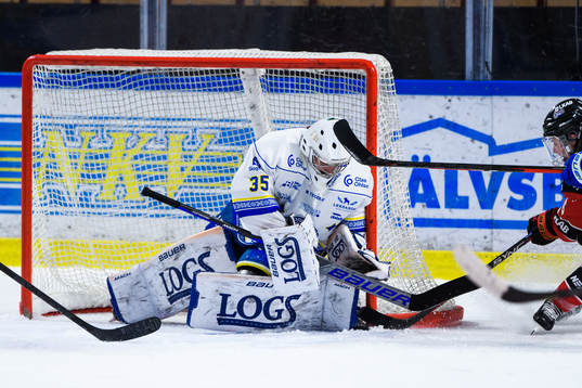 Leksands målvakt Emma Polusny