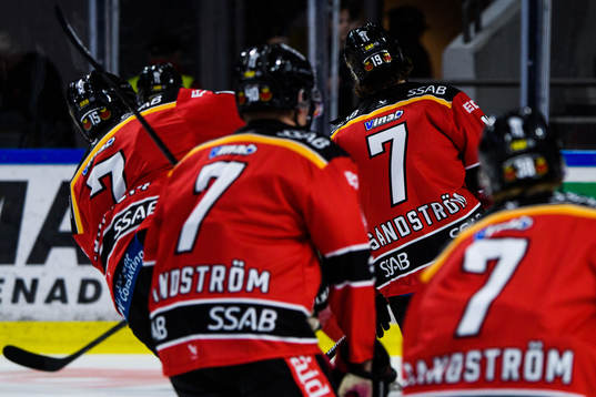 Luleås spelare med nr 7 på ryggen