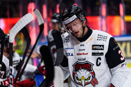 Malmö Redhawks Carl Söderberg deppar