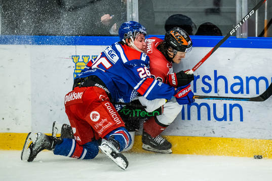 Oskarshamns Lukas Pilö och Örebros Milton Oscarson