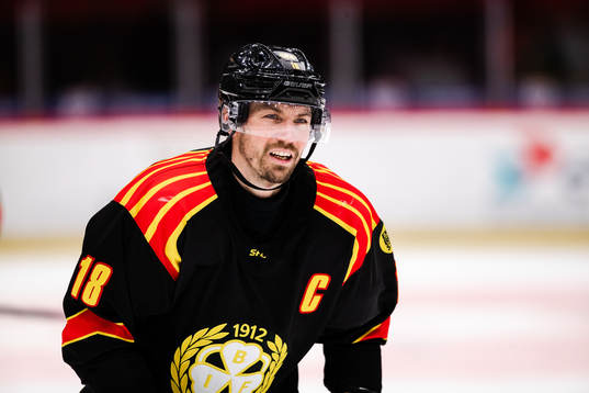 Brynäs Anton Rödin jublar