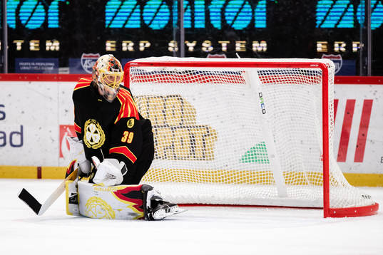 Brynäs målvakt Anders Lindbäck släpper in 1-2