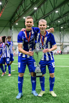 IFK Göteborgs Freddie Lantz och Wilmer Henriksson jublar