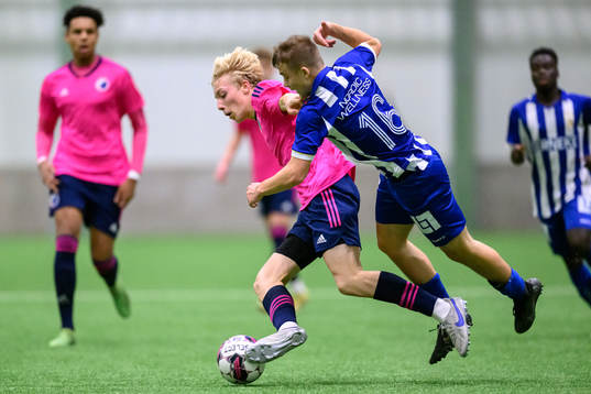 FC Köpenhamns Hialte Bidstrup och IFK Göteborgs Noa Linden