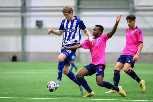 IFK Göteborgs Oliver Thoresson och FC Köpenhamns David