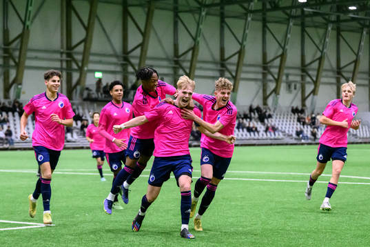 FC Köpenhamns Cornelius Olsson jublar