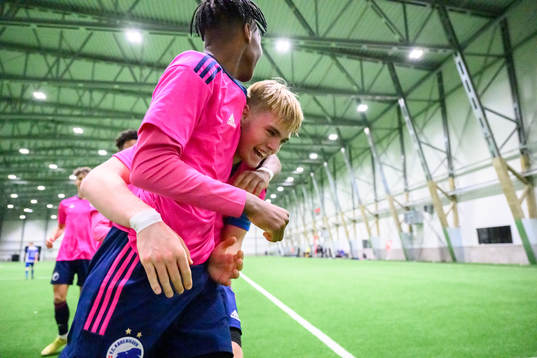 FC Köpenhamns Cornelius Olsson jublar