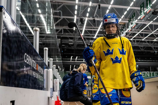Fanny Rask of Sweden at a training session