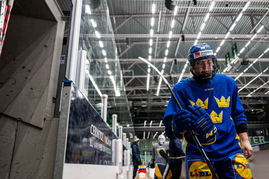 Solveig Gisler of Sweden at a training session