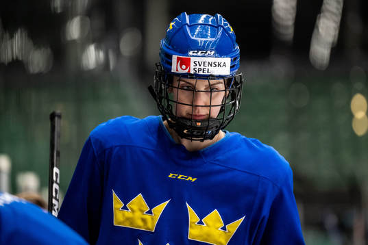 Julia Östlund of Sweden at a training session