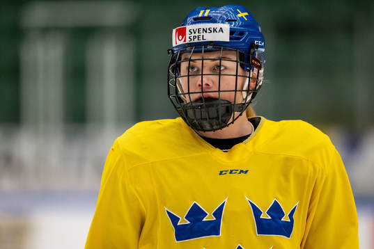 Josefin Bouveng of Sweden at a training session