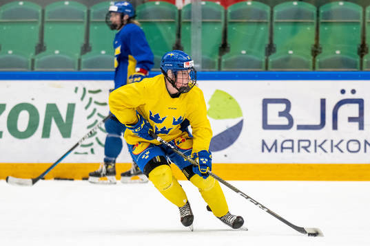 Lova Blom of Sweden at a training session