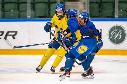 Fanny Rask of Sweden at a training session