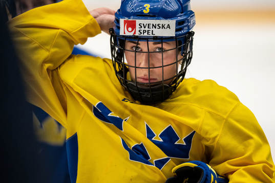 Anna Kjellbin of Sweden at a training session