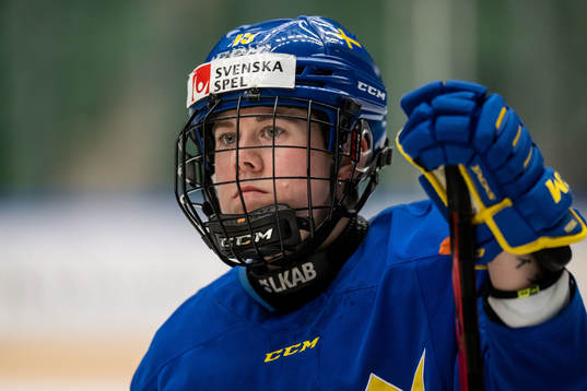 Lisa Johansson of Sweden at a training session