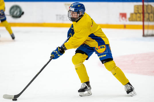 Hanna Olsson of Sweden at a training session