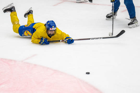 Fanny Rask of Sweden at a training session