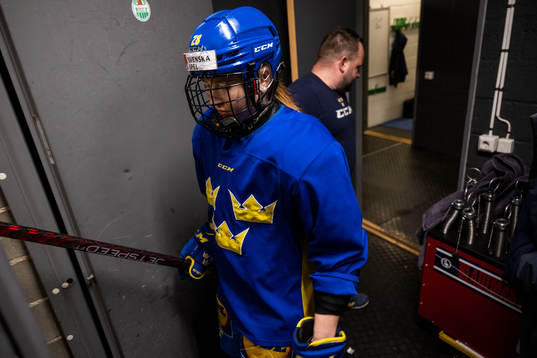 Solveig Gisler of Sweden at a training session