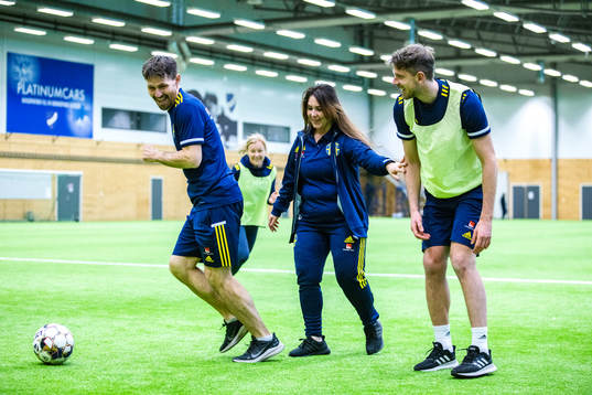 Allan Borgvardt, Sandra Coskun Isik och Andreas Hadenius i