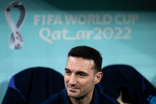 Head coach Lionel Scaloni of Argentina