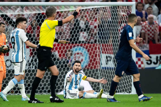 Lionel Messi of Argentina
