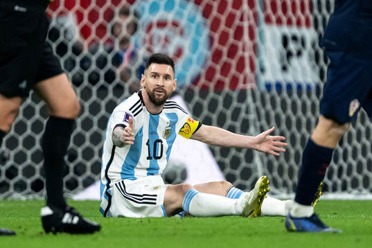 Lionel Messi of Argentina