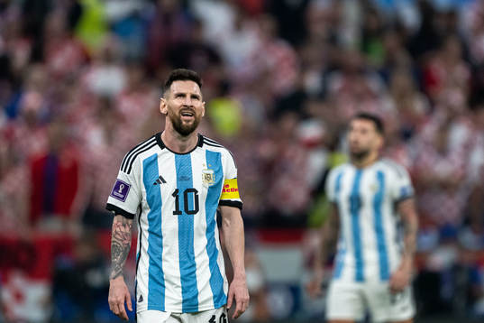 Lionel Messi of Argentina